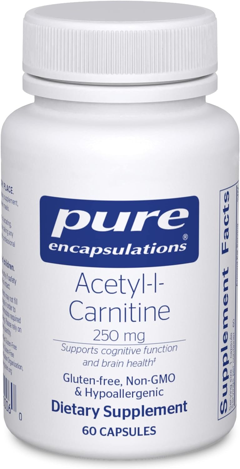 퓨어 인캡슐레이션 <b>아세틸</b> <b>L</b> <b>카르니틴 250mg</b> 60캡슐