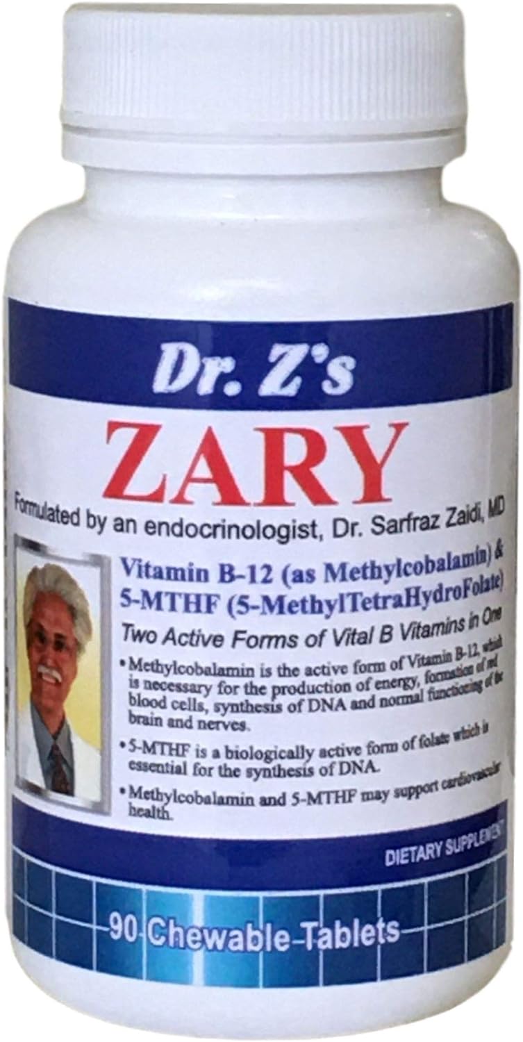 닥터지스 ZARY 츄어블 <b>액티브 B12</b> <b>5</b> <b>MTHF</b> 90정