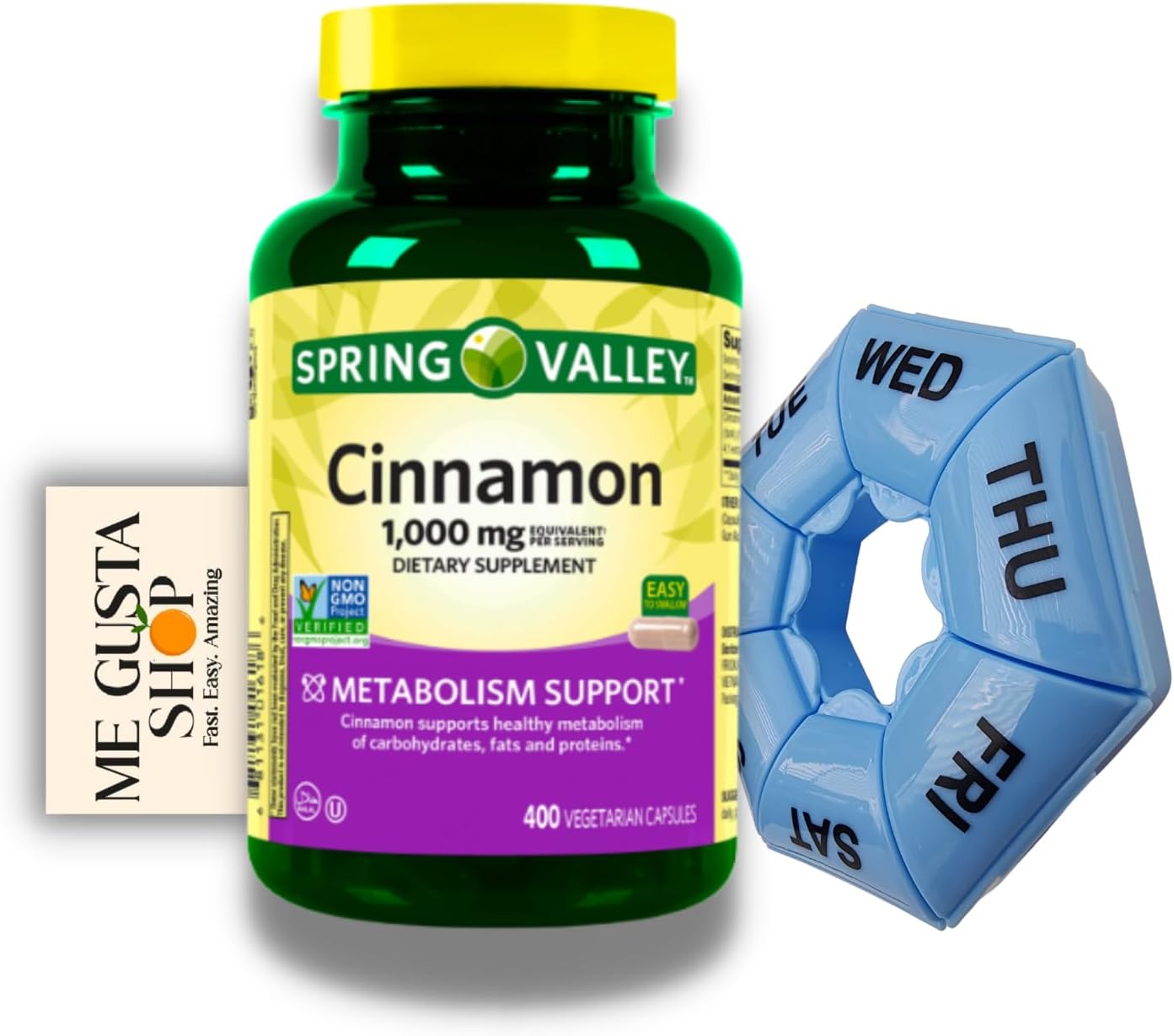 미구스타샵 <b>스프링밸리</b> 시나몬 1000mg 400캡슐