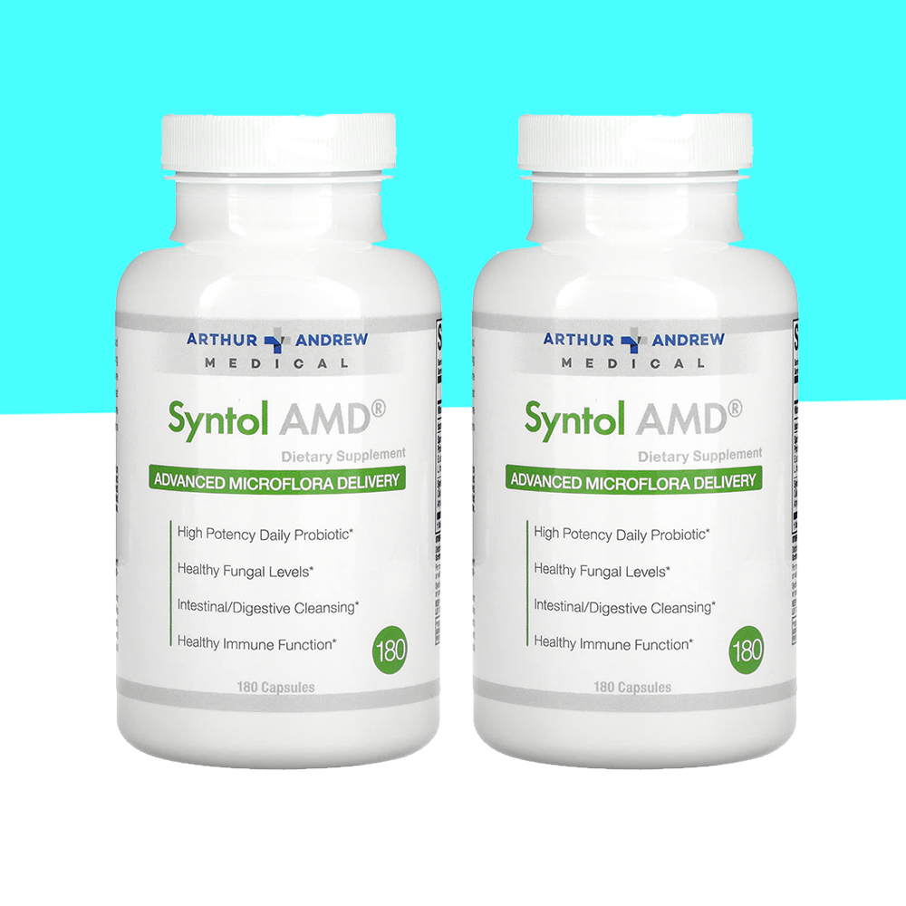 <b>아서 앤드류 메디컬</b> Syntol AMD 마이크로플로라 전달 500mg 180 캡슐 2통