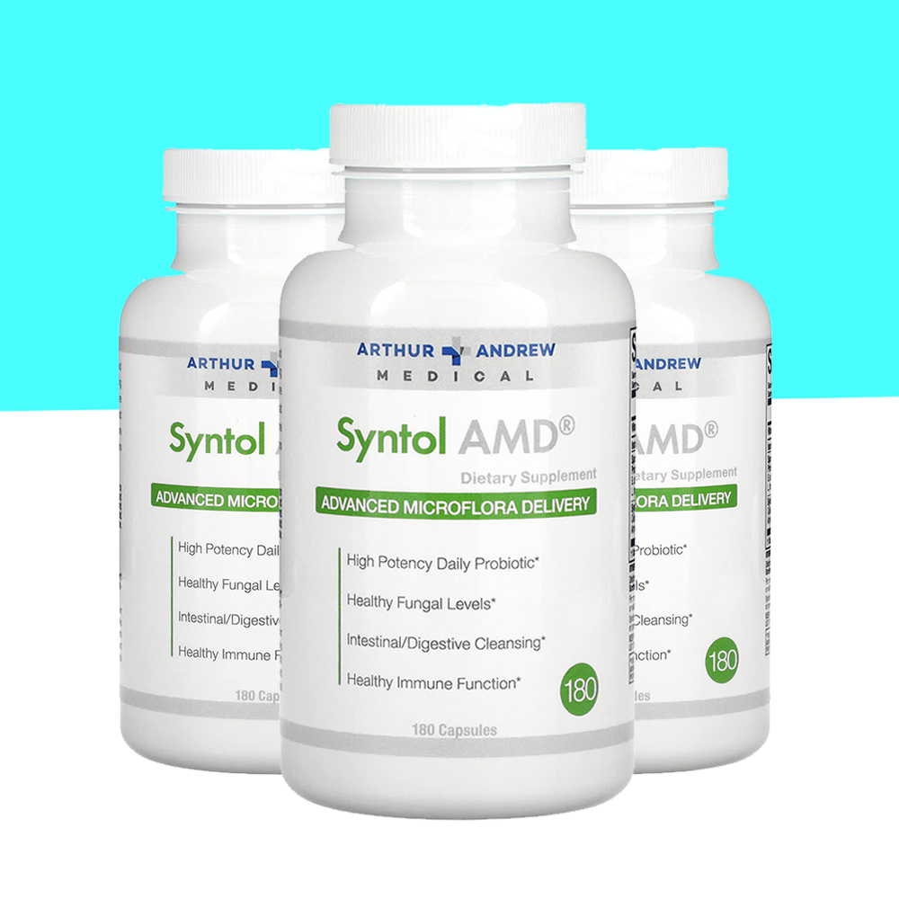<b>아서 앤드류 메디컬</b> Syntol AMD 마이크로플로라 전달 500mg 180 캡슐 3통