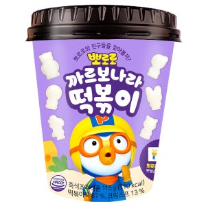 뽀로로 까르보나라 떡볶이 115g
