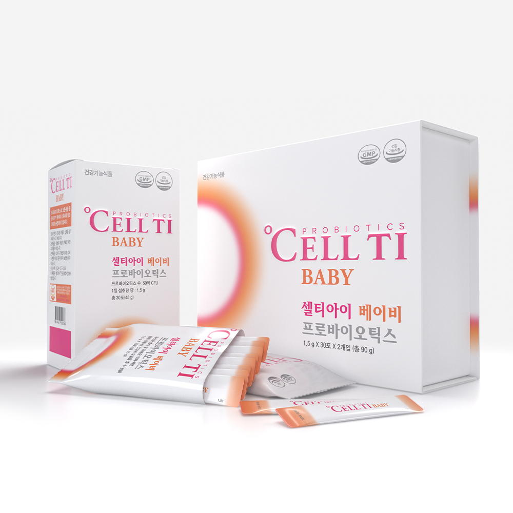 <b>셀티아이 베이비</b> 잘 누는 아기 유산균 우리 아기 첫 유산균 60포, 1개