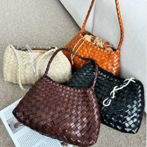 헤르몬 프리미엄소가죽 드래곤 숄더백 핸드메이드 라탄백 크로체 135