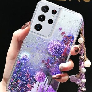 갤럭시 워터샌드 입체 젤리 모래 낙엽 벚꽃 S21 S24 S23 구슬 울트라 케이스