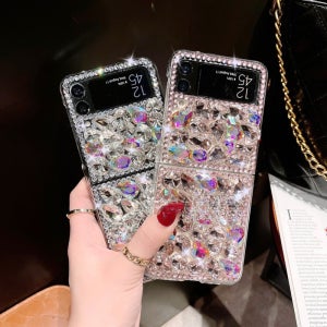 갤럭시 풀커버 드림 플립 럭셔리 Z플립3 제트플립3 패션 신작 삼성 다이아몬드 케이스