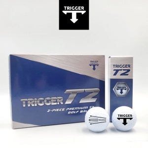 [새공]트리거 T2 비거리 골프공 퍼팅라인 특허 적용 화이트 1더즌(12알)