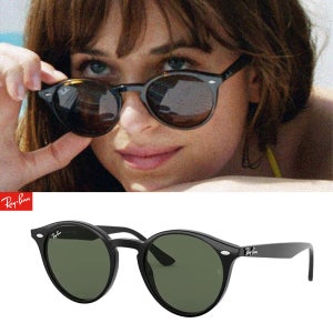 레이벤 여자 선글라스 원형 뿔테선글라스 올드머니 패션 RB2180F