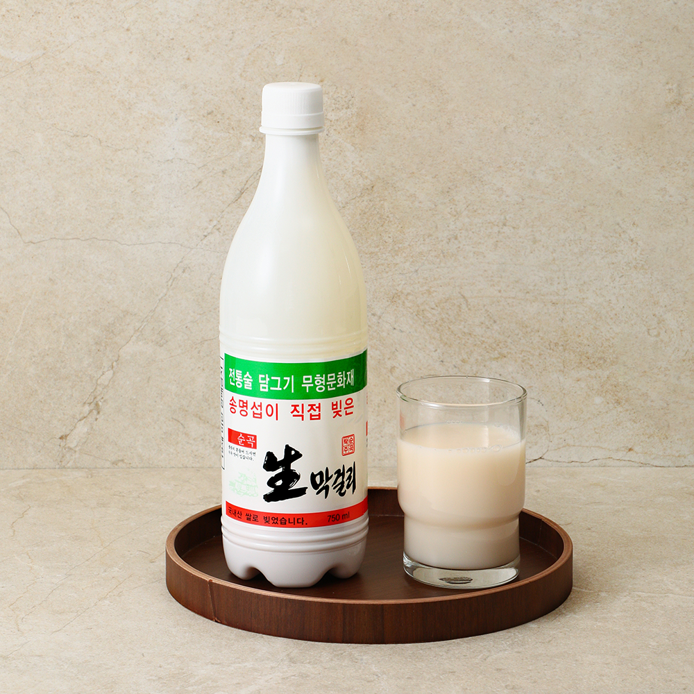 Song Myeong-seop Makgeolli 750ml, 1 bottle