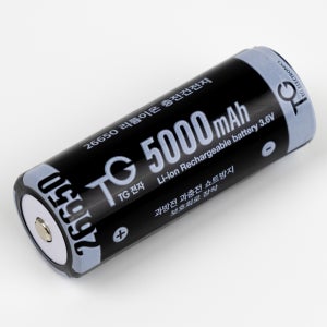 TG전자 고방전 26650 배터리 5000mAh 리튬이온 충전 건전지 TG-E2650