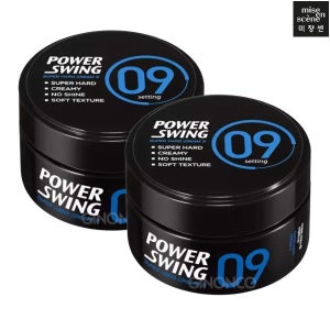 미쟝센 파워스윙 크림 왁스9 80g x2