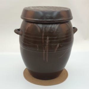 무형문화재96호 특허유약 김장 간장 된장 숨쉬는 항아리 옹기 성촌토기 9호, 10호