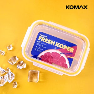 코멕스 프레시코퍼 반찬통 직1호(220ml) 가벼운 냉장 냉동 식기세척기 밀폐용기