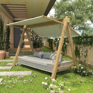 야외 그네 스윙 체어 흔들 의자 정원 카페 펜션