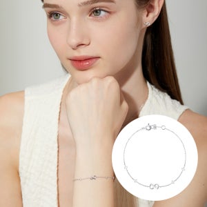 스톤헨지 SHe 실버 팔찌 SA24B90F