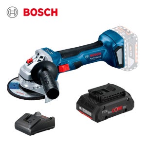 보쉬 충전그라인더 18V GWS18V-7 4.0Ah 1개세트