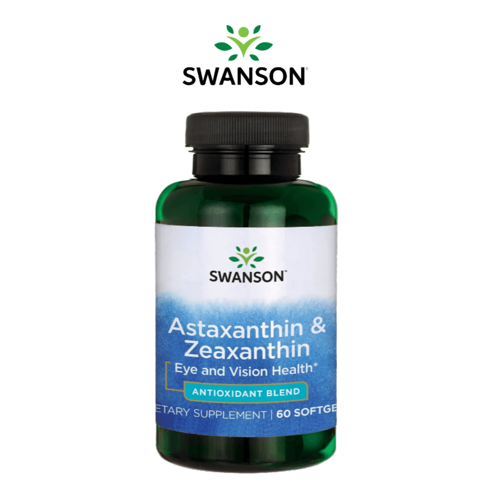 스완슨 아스타잔틴 지아잔틴 Astaxanthin <b>Zeaxanthin</b> 60정
