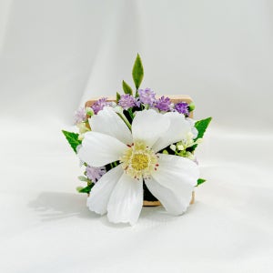 납골당 봉안당 꾸미기 조화 꽃 유골함 장식 미니 추모 영정 소품 네츄럴 플라워 액자