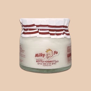 밀키요 [무항생제 원유/최상급 유산균] 무첨가 보틀& 콩포트 130g 플레인 6개입