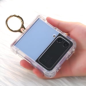 에어3 Z플립3 투명 방탄 링케이스 힌지보호 일체형 거치케이스