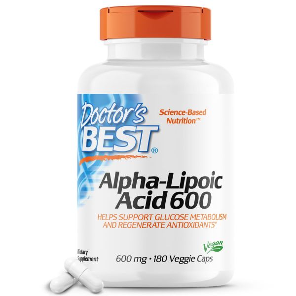 <b>닥터</b>스베스트 Doctors Best 알파 리포산 600mg 180베지캡슐