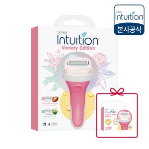 [리필3입 추가 증정] (혼합팩) 쉬크 인튜이션 여성 제모기 1개입, 4입