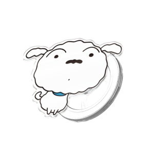 짱구는못말려 하늘구경 투명 스마트폰 맥세이프 그립 톡홀더 스마트톡 흰둥이