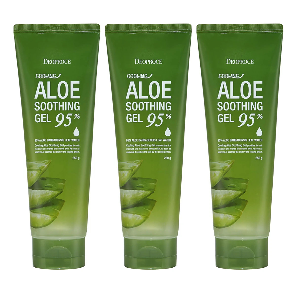 디오프러스 쿨링 알로에 수딩 젤 여름 피부 진정 수분 3개