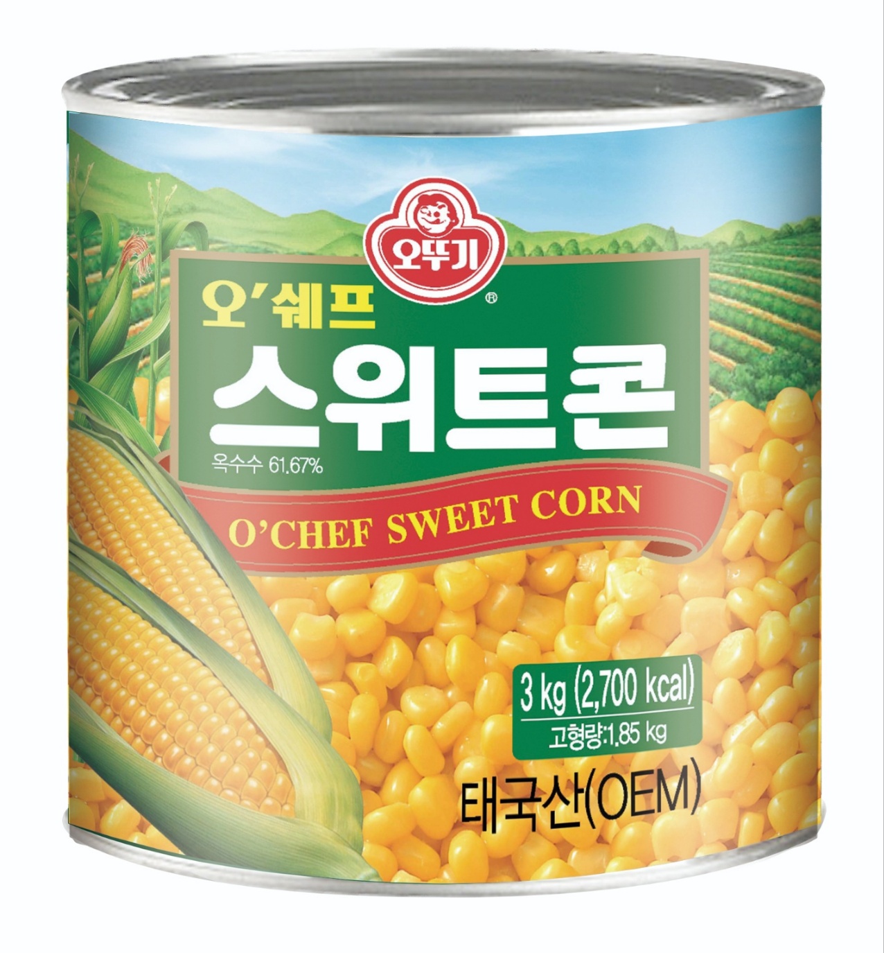 오뚜기 오쉐프 스위트콘 3kg