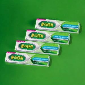 임시치아 만들기 치아 홈 메우기 의치 부착제 가짜 인공 이빨 본드 접착제 70g 4개