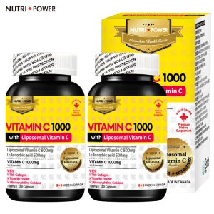 뉴트리파워 비타민C 1000 위드 리포좀비타민C (100캡슐) 2개