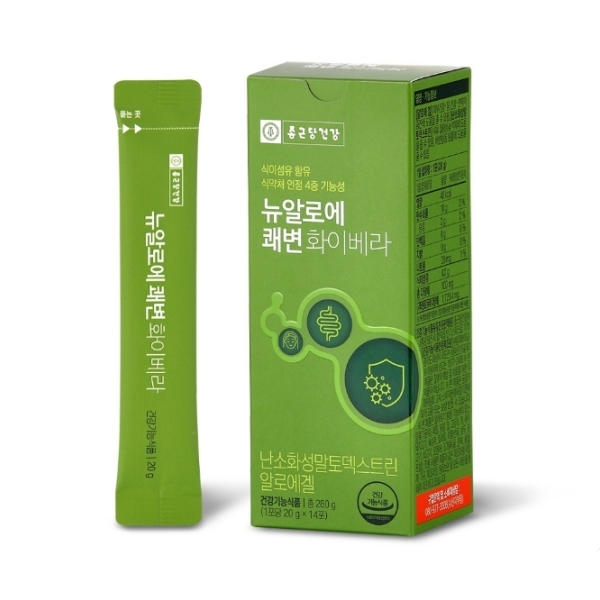 종근당건강 뉴<b>알로에</b><b>쾌변</b> 화이베라 14포 장건강
