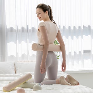 트라택 필라테스 슬림핏 EVA 폼롤러 60cm 미니 얇은 스트레칭 요가 종아리