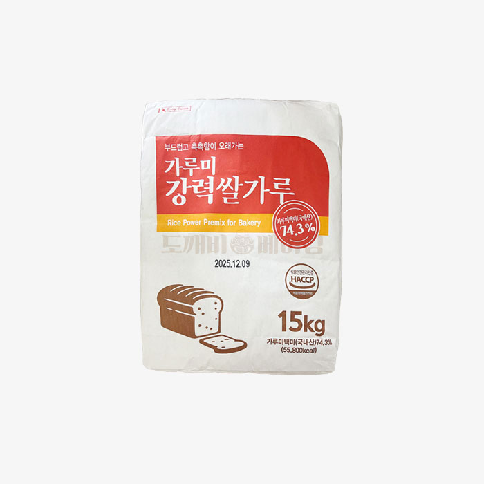 부드러운 제빵용 쌀가루 햇쌀마루 3kg 가공식품