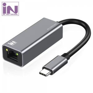 [IN NETWORK] 리얼텍 기가비트 USB3.1 C타입 유선 랜카드 메탈 IN-U31GLANS