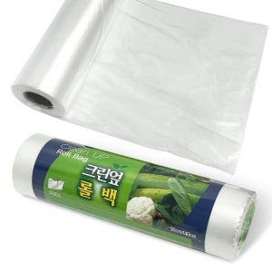 국산 위생 크린 롤백 일회용 업소 비닐 위생팩 30Ⅹ40cm 500매