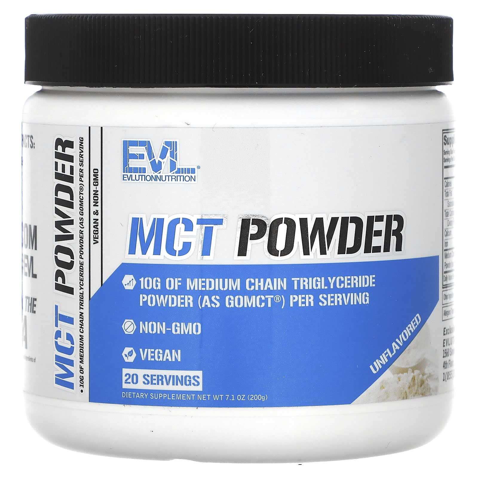 <b>에볼루션뉴트리션</b> MCT 파우더 무맛 7.1 oz (200 g)