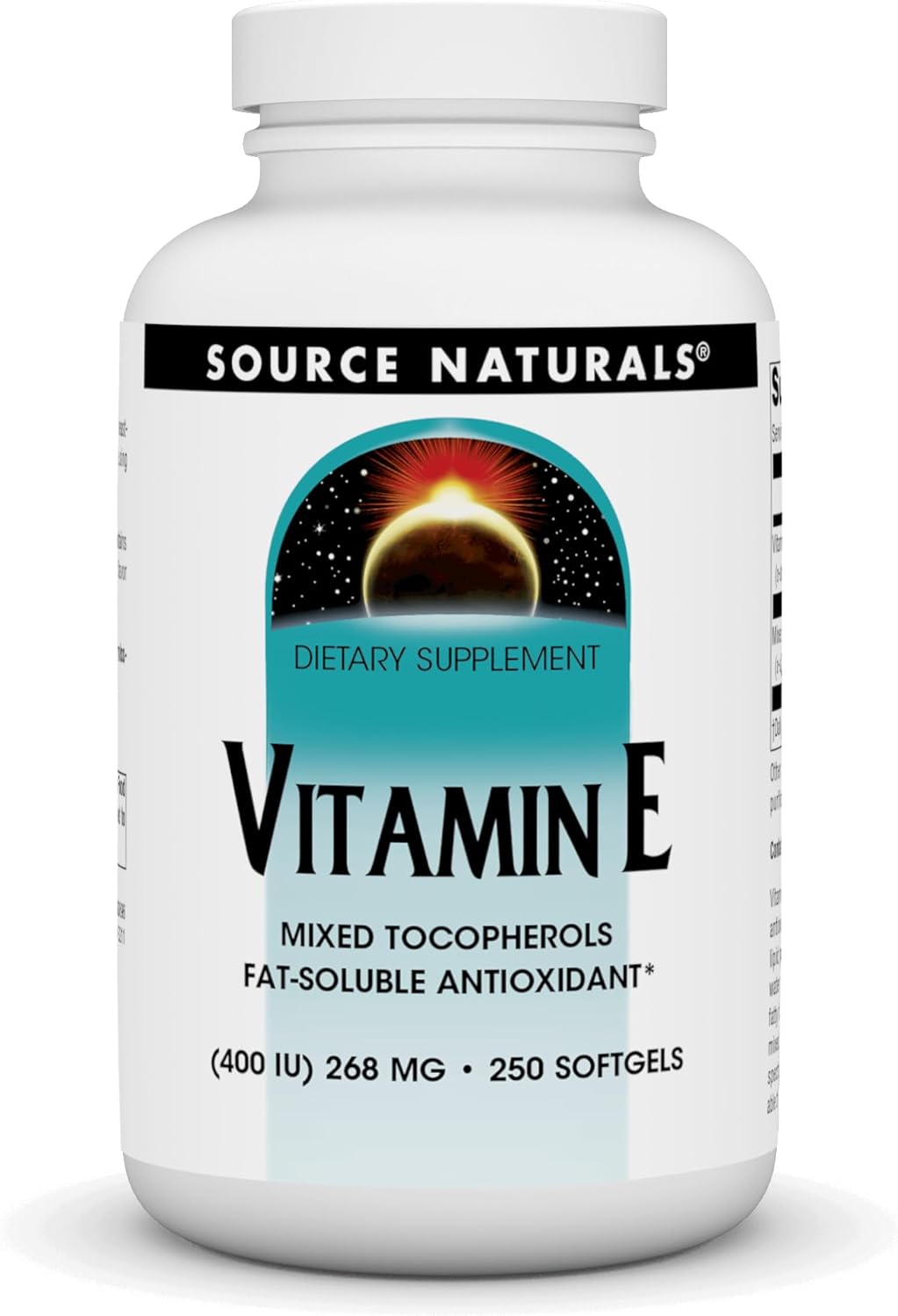 소스내추럴스 <b>비타민E 믹스드 토코페롤 400IU</b> 250정