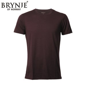 브린제 등산 아웃도어 티셔츠 냉감 반팔 버건디