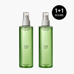 [듀오/1+1] 원료공방 티트리 그린 바디미스트 바디스프레이 200ml, 2개