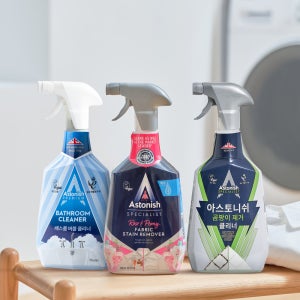 [본사] 아스토니쉬 다용도 청소세제 곰팡이+배스룸+만능 얼룩제거 3종 세트