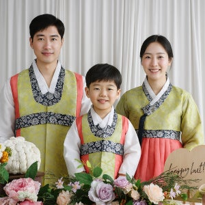 가족3인한복대여 엄마 아기 돌 잔치 촬영 스냅-아라한복대여전문점 그린나래N