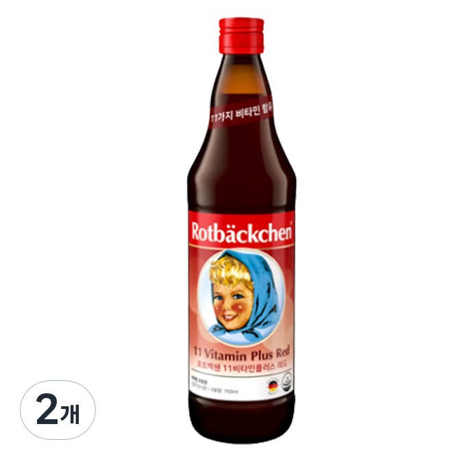 로트벡쉔 <b>11 비타민 플러스</b> 레드 <b>750ml</b> 2개