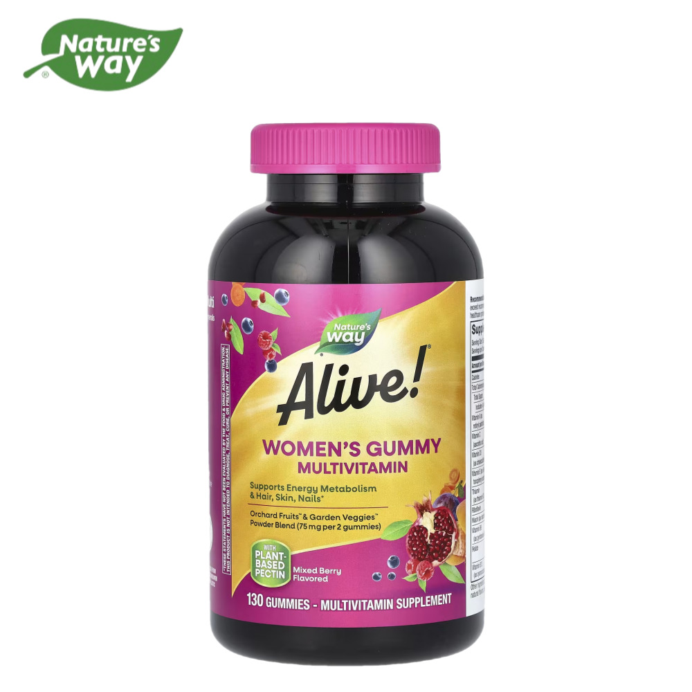 네이처스 네이처 웨이 <b>얼라이브 우먼스 구미</b> 멀티 비타민 130구미젤리