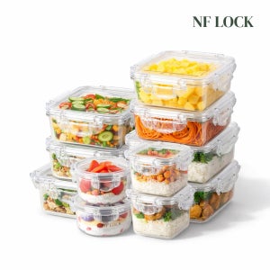 엔에프락 트라이탄 투명 밀폐용기 냉장고 정리 보관 반찬통 세트 모음전 7종, 실속 풀세트 11개, 1세트