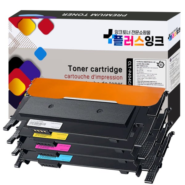 삼성 재생토너 4색세트 CLT-K404S SL-C483W C483FW SL-C433 W