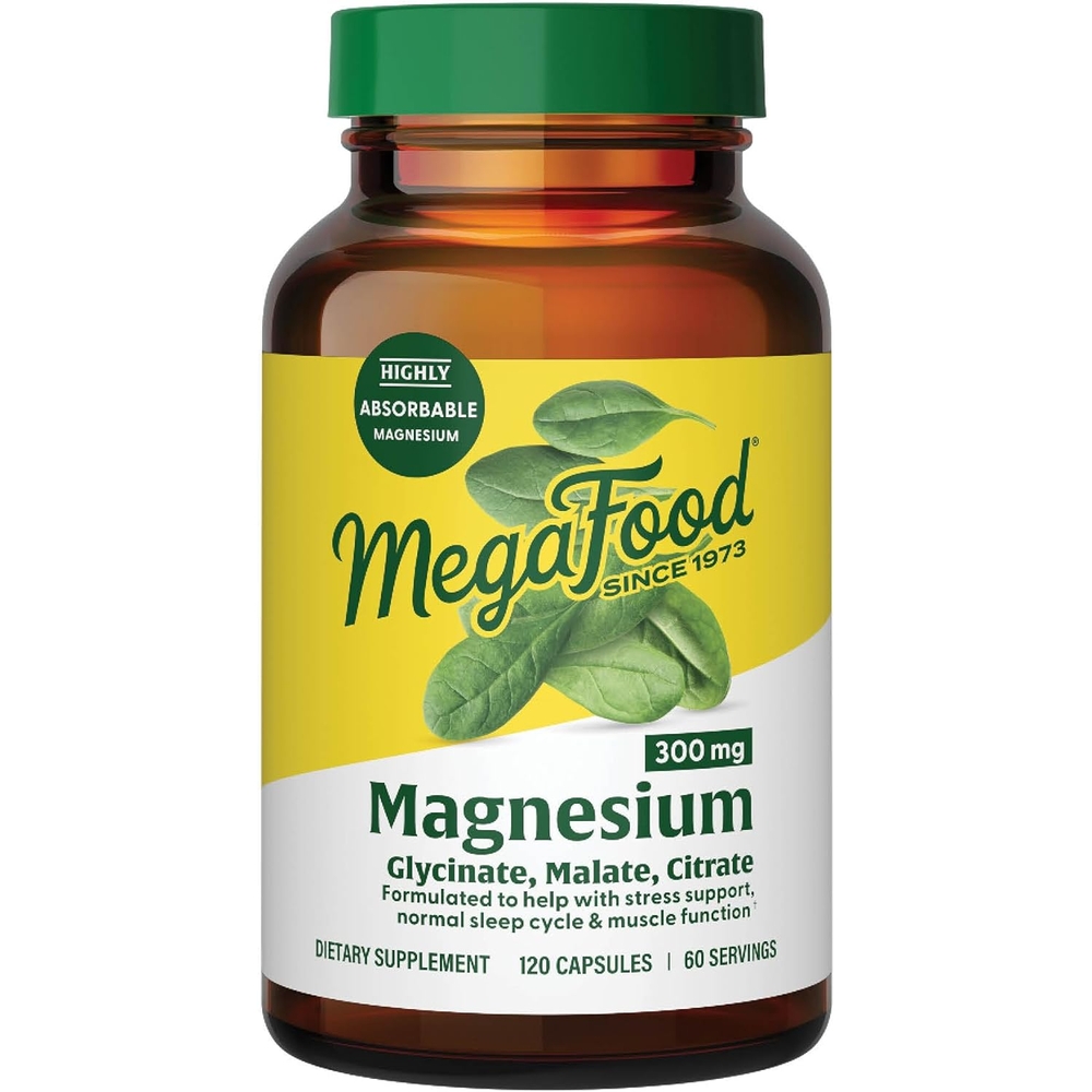 <b>메가푸드 마그네슘</b> 글리신 구연산 말산 300mg 120개입