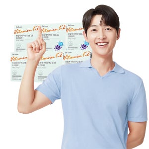 [6개월] 닥터린 송중기 초임계 비타민 K2 & D3 프리미엄 메나퀴논 MK-7 30정, 6개