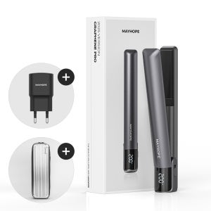 메이홉 그래핀프로 무선 미니 고데기 휴대용 여행용 앞머리 남자 매직기
