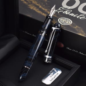 오로라 만년필 88 에보나이트 마블블루 한정판 고급 명품 선물 백화점